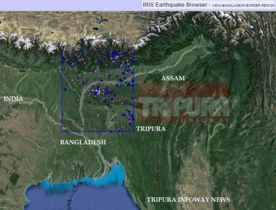 Quakes hits northeast India